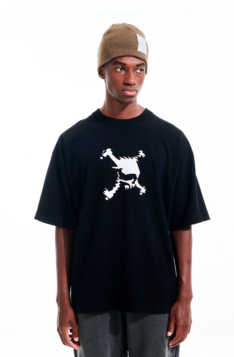 Camiseta Piet x Oakley Skull Preta/Branco - NewSkull