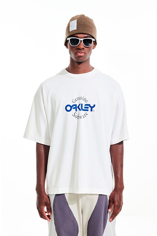 Camiseta Piet x Oakley Software Branca/Azul