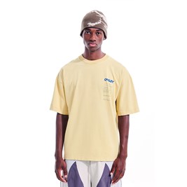 Camiseta Piet x Oakley Surfer Amarelo Escuro/Azul