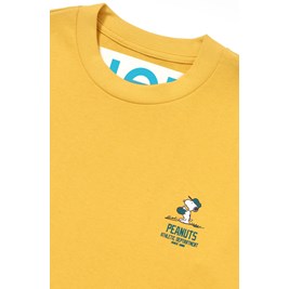 Camiseta Piet x Peanuts Snoopy Baseball Amarelo