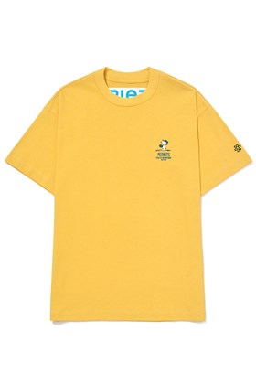 Camiseta Piet x Peanuts Snoopy Baseball Amarelo