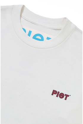 Camiseta Piet x Oakley Icons Marrom/Branco - NewSkull