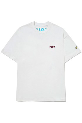 Camiseta Piet x Peanuts Snoopy Sk8 Branco