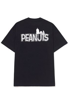 Camiseta Piet x Peanuts Snoopy Sleeping Preto