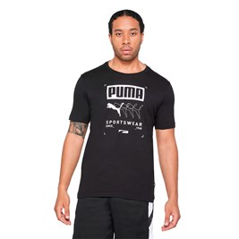 Camiseta Puma Box Preta