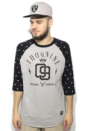 Camiseta Raglan Thug Nine 09 Crown