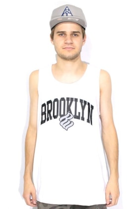 Camiseta Regata Rocawear Brooklyn Branca Camiseta Regata Rocawear Brooklyn Branca