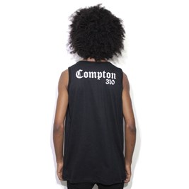 Camiseta Regata Starter Black Label Compton Face Preta