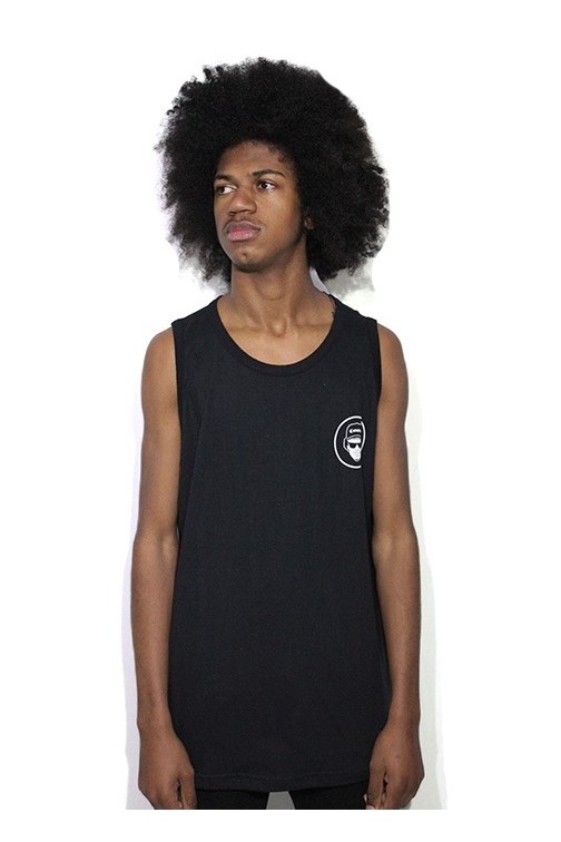 Camiseta Regata Starter Black Label Compton Face Preta