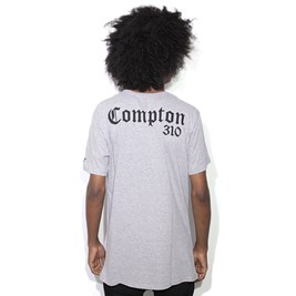 Camiseta Starter Black Label Compton Face Cinza