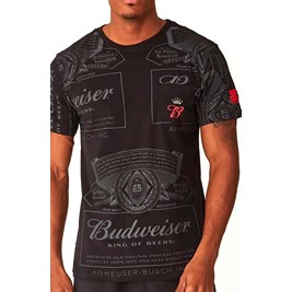Camiseta Starter Budweiser Preto/Vermelho