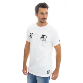 Camiseta Starter Collab Felix The Cat Branca Newskull