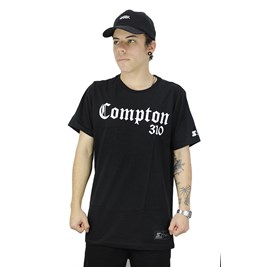 Camiseta Starter Compton 310 Preta/Branca