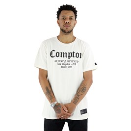 Camiseta Starter Compton Coordenadas Bege Bege M