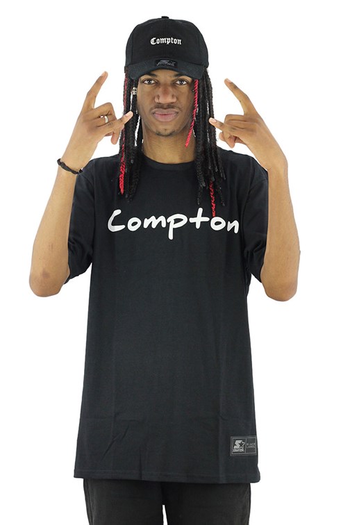 Camiseta Starter Compton Letter Preta