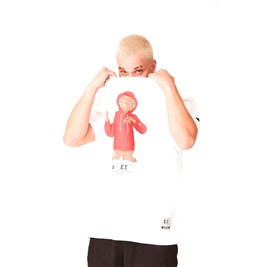 Camiseta Starter E.T. Off White/Vermelho