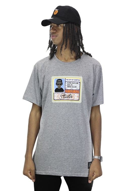 Camiseta Starter Id Compton Cinza