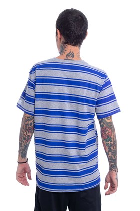 Camiseta STARTER Listrada Cinza/Azul
