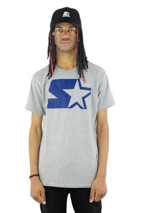 Camiseta Starter Logo Basic Cinza Camiseta Starter Logo Basic Cinza