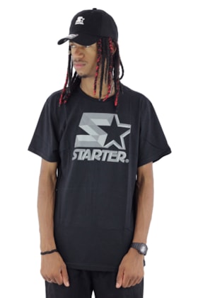 Camiseta Starter Logo Metal Basic Preta Camiseta Starter Logo Metal Basic Preta