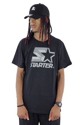 Camiseta Starter Logo Metal Basic Preta