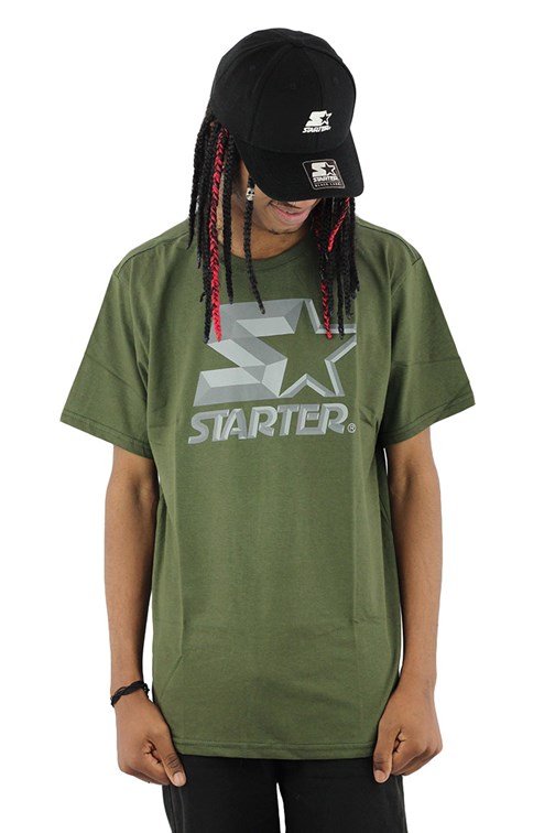 Camiseta Starter Logo Metal Basic Verde