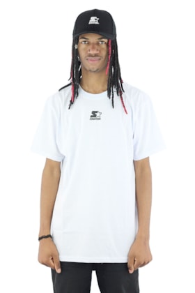 Camiseta Starter Mini Logo Basic Branca Camiseta Starter Mini Logo Basic Branca