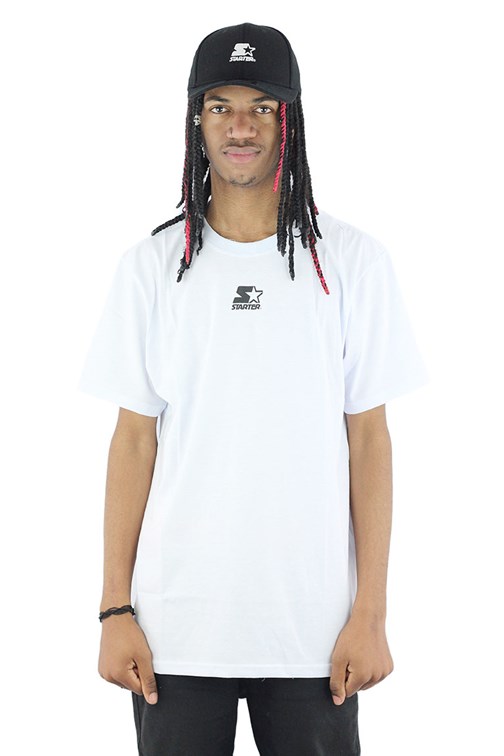 Camiseta Starter Mini Logo Basic Branca