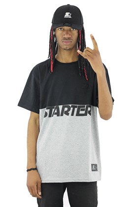 Camiseta Starter Startercut Cinza/Preta