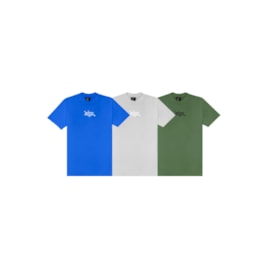 Camiseta Sufgang Basic Pack 5.8 Azul/Verde/Cinza