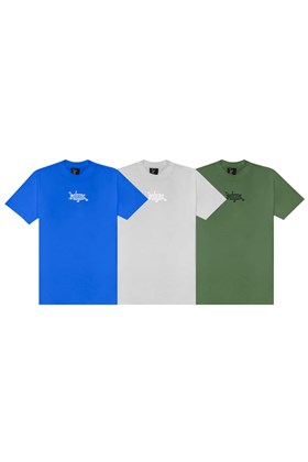 Camiseta Sufgang Basic Pack 5.8 Azul/Verde/Cinza