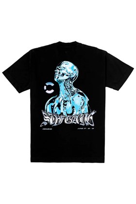 Camiseta SUFGANG x CENA 2k22 - Camiseta Robot Chrome Preto/Azul
