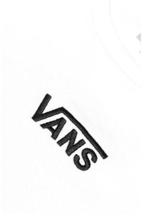 Camiseta Vans Cropped Feminina Flying V Crew Branco