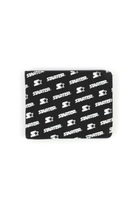 Carteira Starter Logo Pattern Preto/Branco Carteira Starter Logo Pattern Preto/Branco