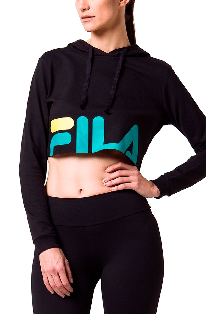 casaco cropped fila