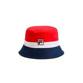 Chapeu Bucket Hat Fila Basil Vermelha/Branca/Azul