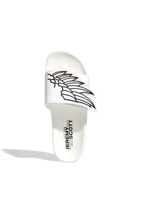Chinelo Adidas Jeremy Scott Monogram Adilette Wings Branco/Preto