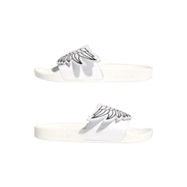 Chinelo Adidas Jeremy Scott Monogram Adilette Wings Branco/Preto