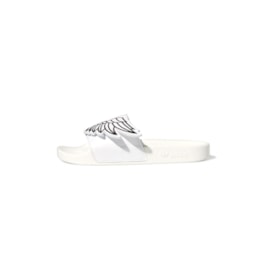 Chinelo Adidas Jeremy Scott Monogram Adilette Wings Branco/Preto