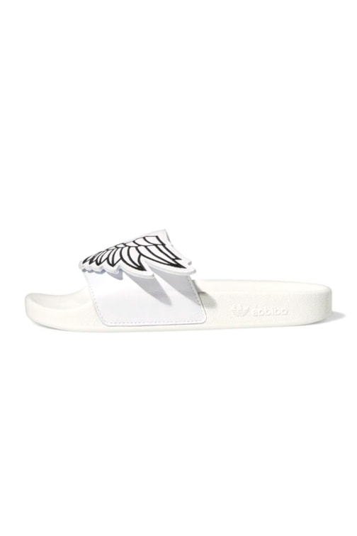 Chinelo Adidas Jeremy Scott Monogram Adilette Wings Branco/Preto