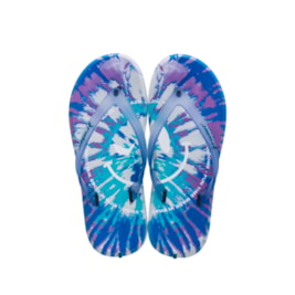 Chinelo Dedo Rider R1 Light Tie Dye Cinza/Lilas