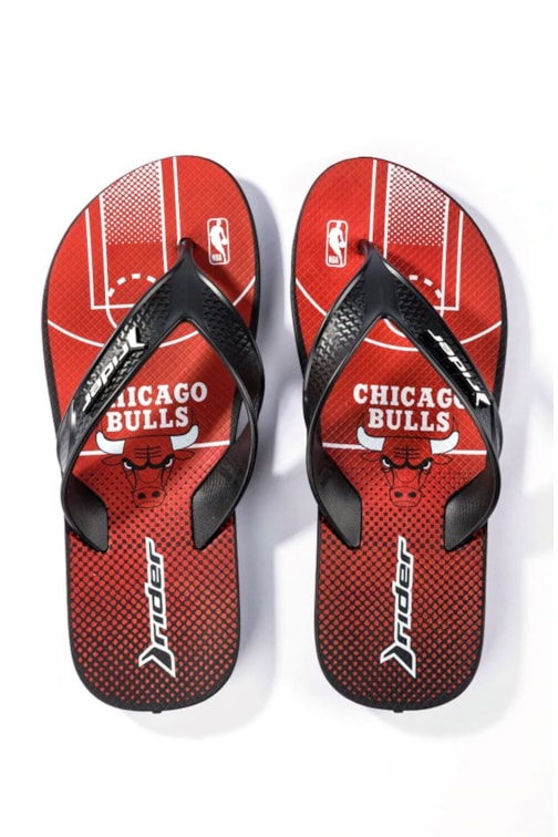 Chinelo Dedo Rider Street Bold Nba Chicago Bulls