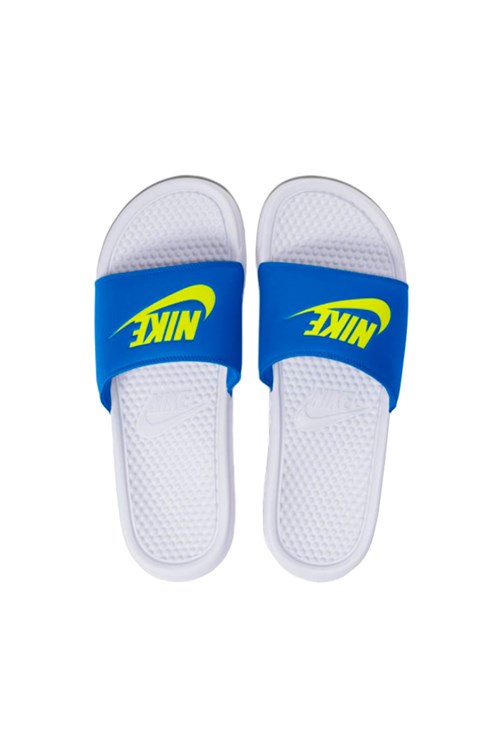 Chinelo Nike Benassi JDA Branco/Azul