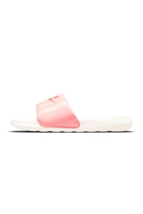 Chinelo Nike Victori One Feminino Branco/Rosa