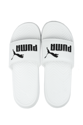 Chinelo Puma PopCat Slider Branco Chinelo Puma PopCat Slider Branco