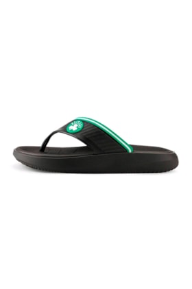 Chinelo Rider Dedo Block Celtics Preto/Verde/Branco