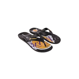 Chinelo Rider Street Bold NBA Los Angeles Lakers Preto/Amarelo