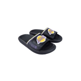 Chinelo Slide Rider Block NBA Los Angeles Lakers Preto/Amarelo