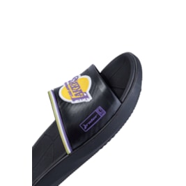 Chinelo Slide Rider Block NBA Los Angeles Lakers Preto/Amarelo