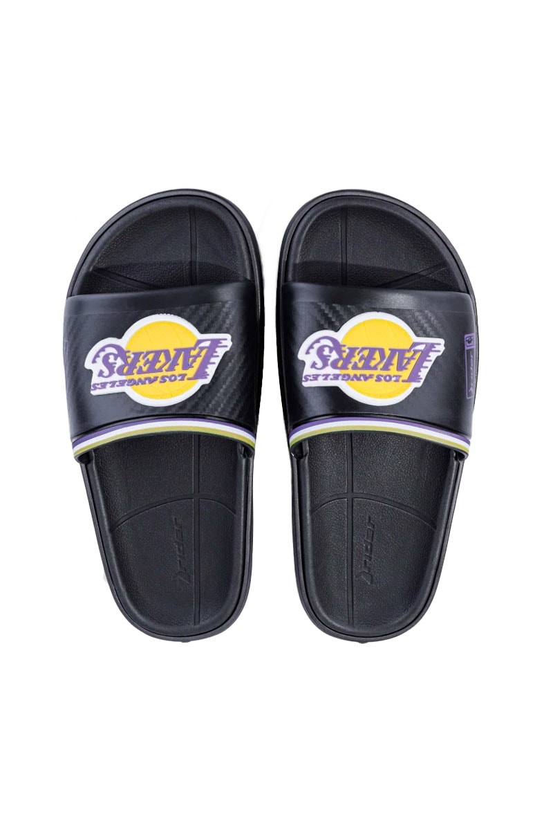 Lakers hot sale nike slides